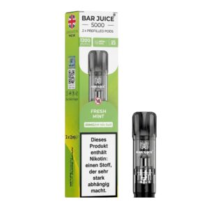 BAR Juice 5000 POD - Fresh Mint 2KS - 20MG