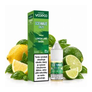 VooPoo ICEWAVE Salts - Lemon Lime Basil 10ML - 20MG