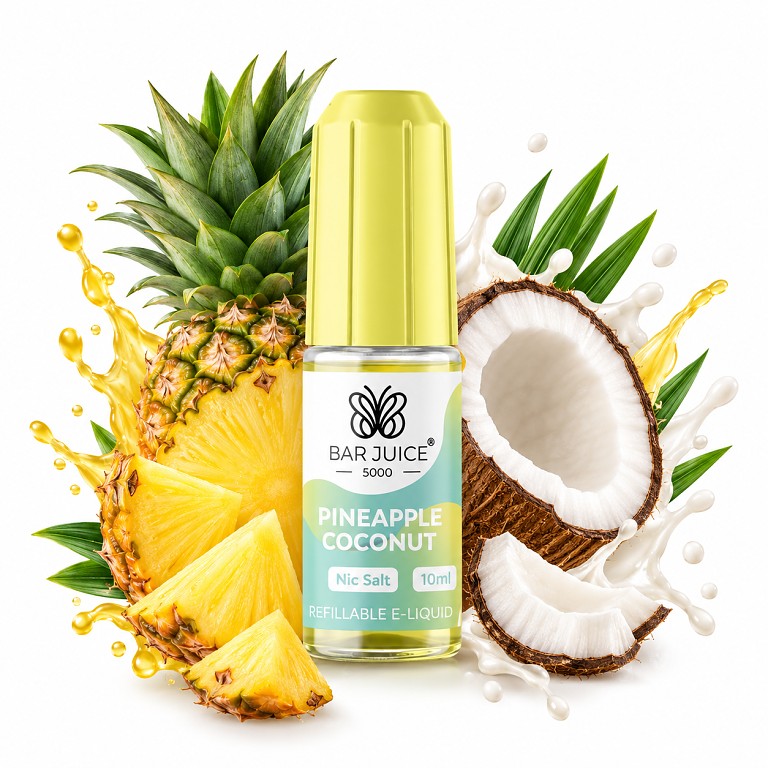 BAR Juice 5000 Salt - Pineapple Coconut 10ML - 10MG BAR Juice 5000 Salt - Pineapple Coconut 10ML - 10MG