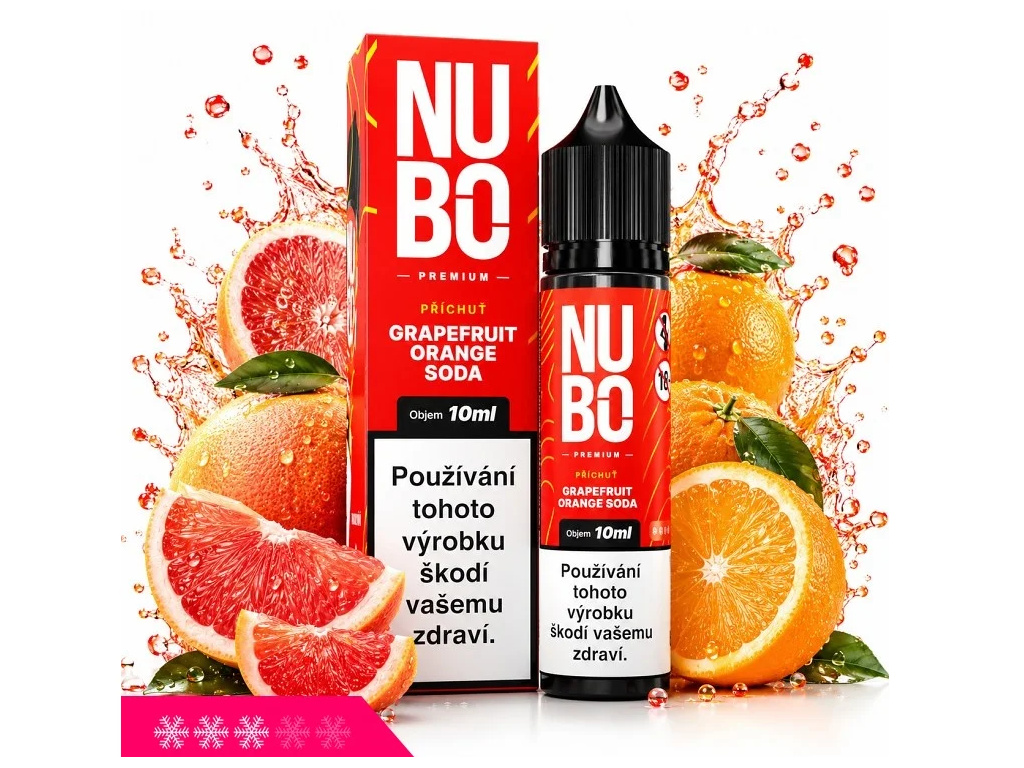 88910_5404040505559 Příchuť NUBO Premium S&V - Grapefruit Orange 10ML