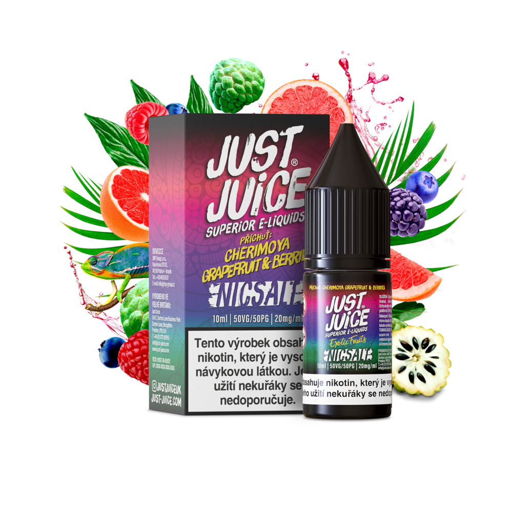 SN-LIQ04305_5056168854844 Just Juice Salt - Cherimoya Grapefruit & Berries 10ML - 20MG